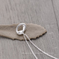 Regalo personalizado Día de la Madre Souvenir S925 Sterling Silver Tie The Knot Necklace